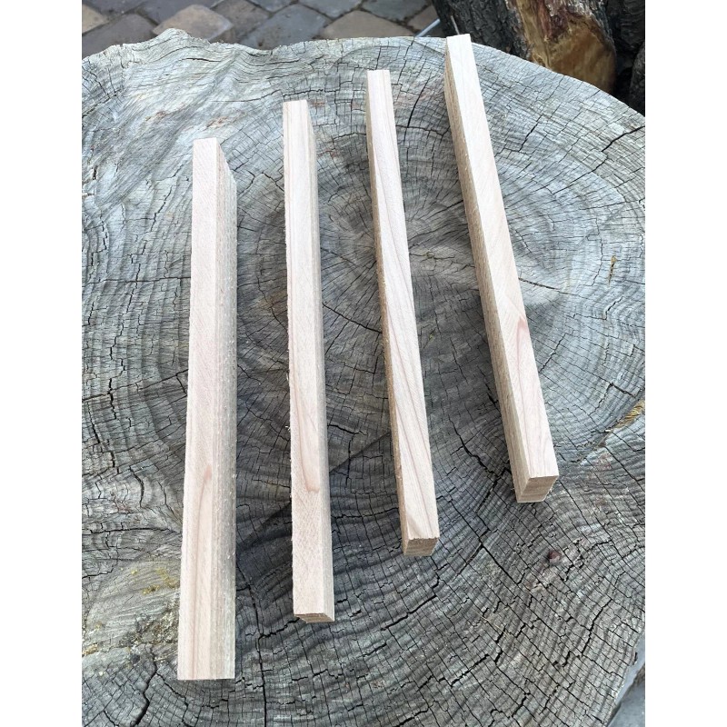 Unbranded Bow Drill Fire Board Cedar Wood Bushcraft Primitive Fire