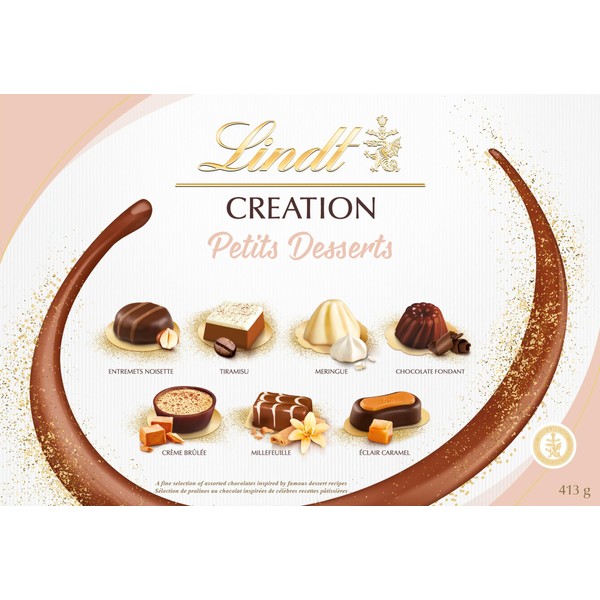 Lindt Creation Desserts, Assorted Chocolate Candy Gift Box, 41 Pieces