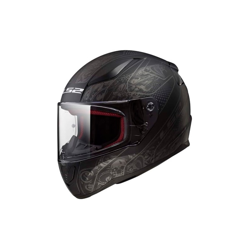 LS2 Helmets Rapid II Full Face Motorcycle Helmet (Gloss White
