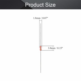 Fielect 20PCS NTC Thermistors Resistors MF58 3950B 10K Ohm Glass Sealed Temperature Sensors
