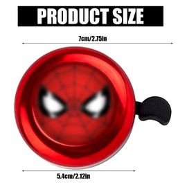 Children's Bicycle Bell, Children's Bell, Children's Bell, Boys, Bike Bell Kids, Bicycle Bell, Bicycle Bell Children Spider, Bicycle Bell Children Boys