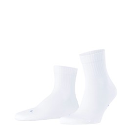 FALKE Unisex Run Rib Cotton Socks, White (White 2000), 5-6
