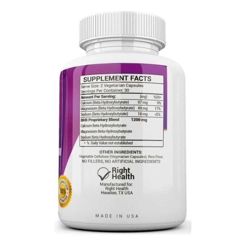 Pastillas Keto 1200mg Cápsulas Perdida Peso Hecho Sabor