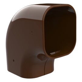 Curve 90 Degree Flat Brown CP 72 EXC for Duct Cable Duct Air Conditioner