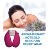 Happy Wraps Microwavable Herbal Neck Wrap - Hot Cold Aromatherapy