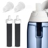 Oxyooh 2Pcs Brita Water Bottle Filter & 2Pcs Mouthpiece Replacement,
