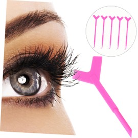 FRCOLOR 20pcs Lash Brush Comb for Eyelash Lift Perm and Reusable Tool for Home Salon Use Fits Eye Shapes Separation and Application