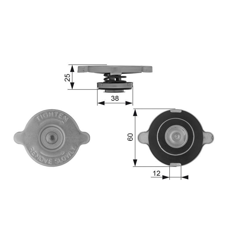 GATES RC132 Lid