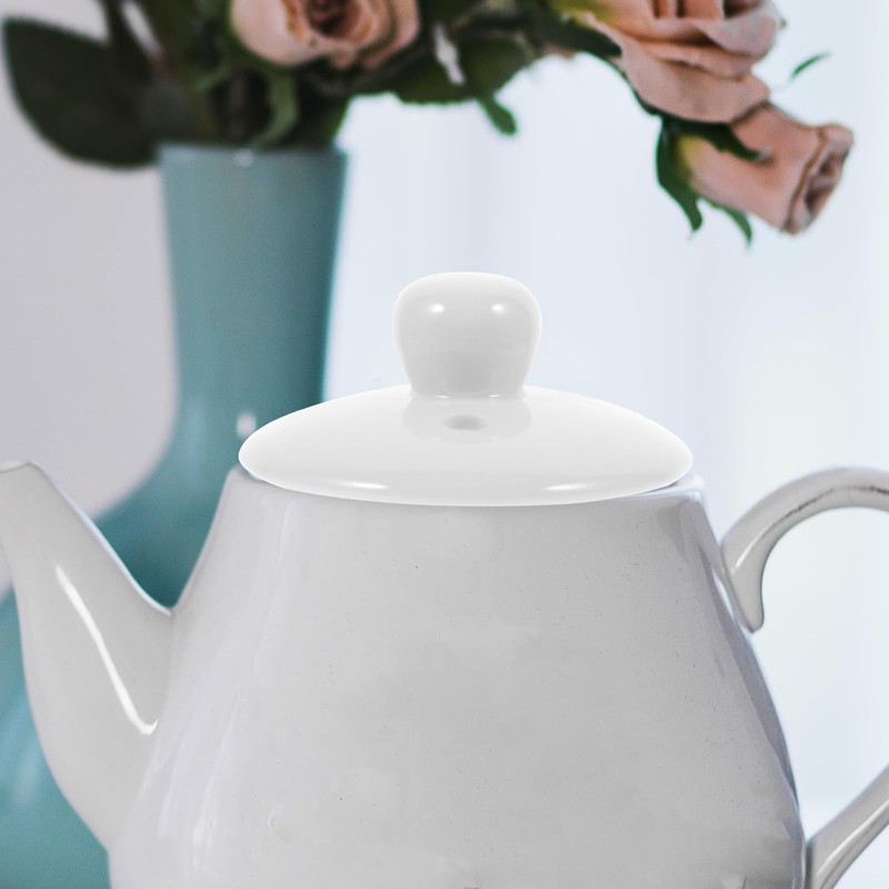 PRETYZOOM Teapot Lid Ceramic Lid Replacement Ceramic Lid for Teapot