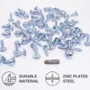 SKIR'CO (Pack of 80) Galvanised Steel 6.0 x 20mm Silver
