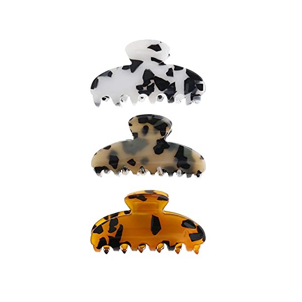 Acetate Hair Claw 3 colours to choose from 3 Pcs