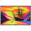 Sunset Bay Ship Laminated Blacklight Poster - 35.5" x 23.5"