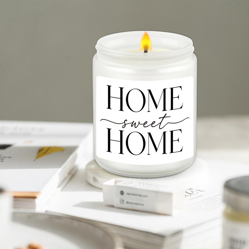 Home Sweet Home Scented Candle, Inspirational Home Décor