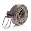 DWOY Elastic Braided Stretch Belt for Men and Women Elastic