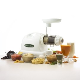 Omega J8004x Nutrition Center Commercial Masticating Juicer, White (Renewed)