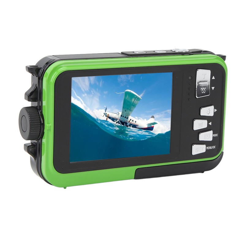 Waterproof Digital Camera 48MP 2.7K HD 16X Digital Zoom Dual