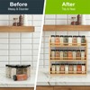 3 Tier Bamboo Spice Rack, Spice Rack Organizer, Seasoning Jars
