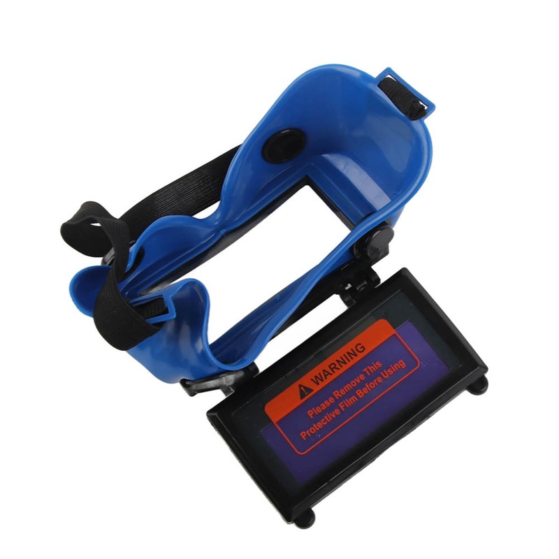 MUNEFE Welding Goggles, Welder Eye Protective Glasses, Auto Darkening Welding