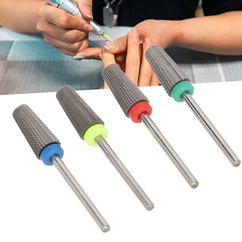 4pcs Nail Drill Bits Set Quick Remove Acrylic Professional Tungsten