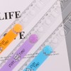 30cm Korean Folding Ruler Plastic Drawing School Stationery Students Kids