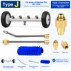 2-in-1 Undercarriage Pressure Washer Kit with Extension Wands – 4000