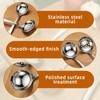 4Pcs Ladle Stainless Steel Spoon Kitchen Slotted Spoons and Soup