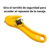 Kit 5pz Cutter Pato Estilete Navaja Oculta Tornillo Oficina Herramienta