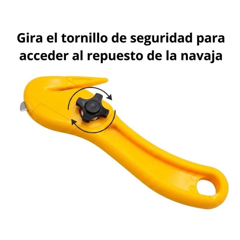 Kit 5pz Cutter Pato Estilete Navaja Oculta Tornillo Oficina Herramienta