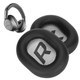 ASHATA Replacement Ear Pads for Plantronics Backbeat Pro 2, for Plantronics Voyager 8200 UC, Protein Leather Memory Foam, Universal Replacement Ear Pads for Gamers