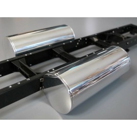 JP 5" inch Aluminum Side Gas Fuel Tank for Tamiya R/C 1/14 King Grand Knight Hauler