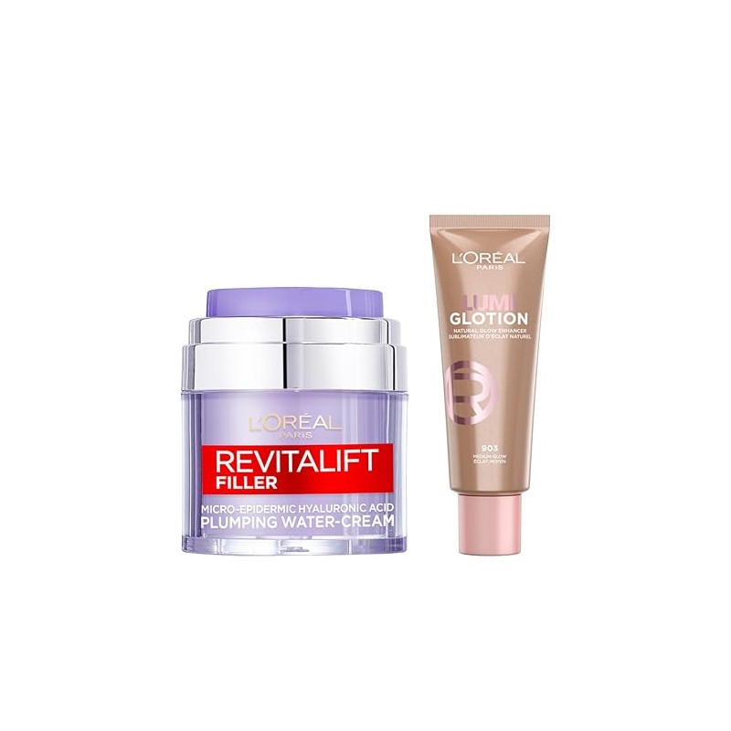L'Oreal Paris Revitalift Filler Replumping Water Cream, 50Ml & Multi-Use