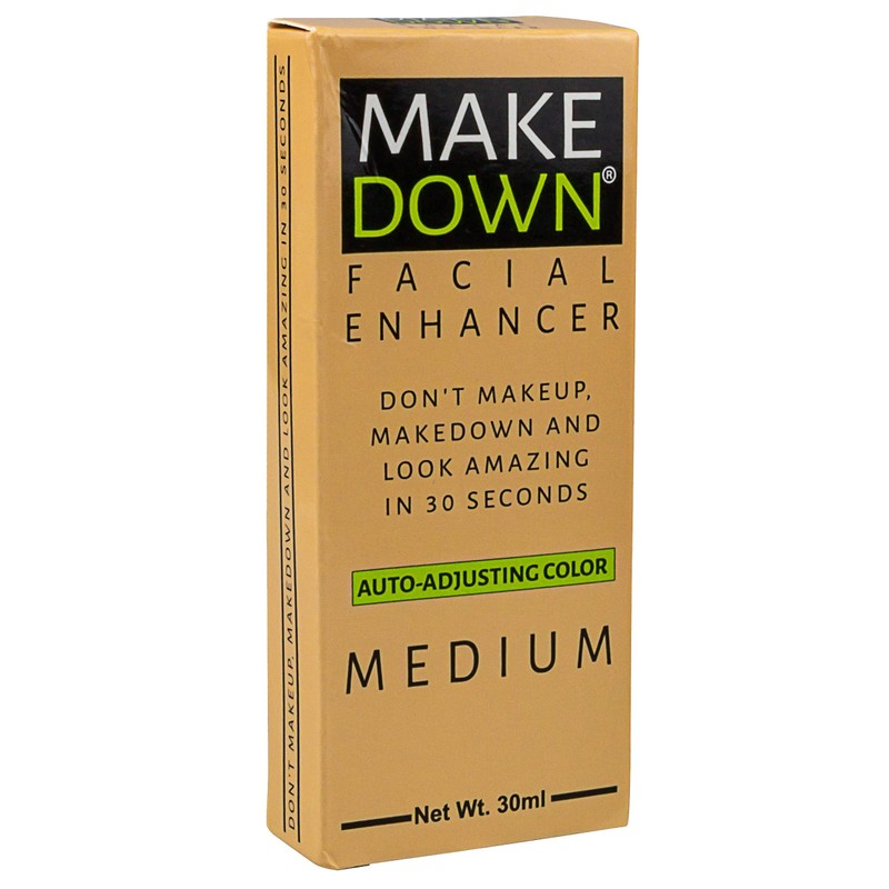 MAKEDOWN FACIAL ENHANCER (Medium) Concealer, Makeup, BB Cream Alternative