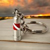 Scuba Tank Keychain with Dive Flag, Gifts for Divers and