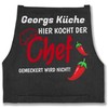 Geschenk mit Namen personalisiert by Shirtracer - Apron - Cooking