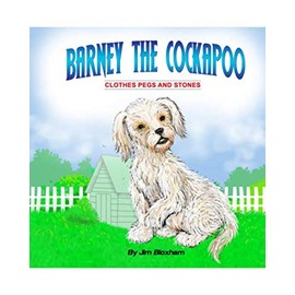 Barney the Cockapoo: Clothes pegs and stones