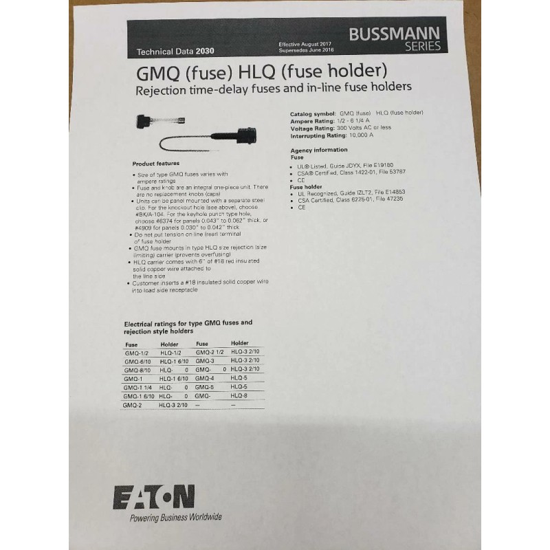 Bussmann (3 pcs) GMQ-3-2/10 Bussmann, 3.2A 300vac, Time Delay, Glass