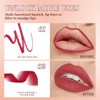 6Pcs/Set 2-in-1 Gradient Lip Liner & Lipstick Set, Ombre Effect