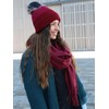 styleBREAKER 01017104 Unisex Soft Plain Scarf with Fringes Winter Stole