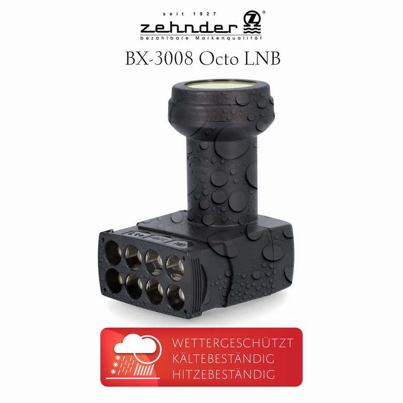ZEHNDER Octo LNB, LTE Shielding, Sun Protect UV Protection, Digital