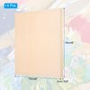 PATIKIL 6 x 6 Inch Wood Panel Board, 4 Pack