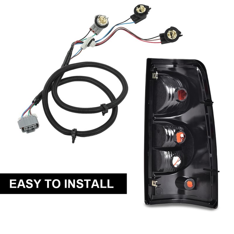 PIT66 Tail Light Wiring Harness Rear Left Driver Compatible with