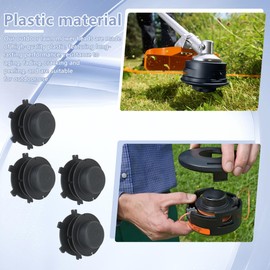 HaeKap 4002-713-3017 Spool Bump Head Cap Cover for Stihl FS131, FS131R, FS200, FS240, FS250, FS260R, FS460R, Replacement for Stihl Autocut 25-2 Trimmer Heads(2025 Upgraded)