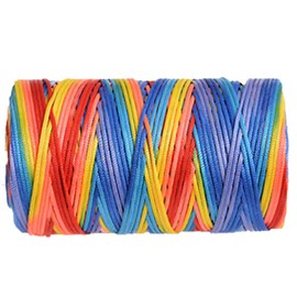 Summer Art Yarn Cord Polyester Crochet Yarn 1.0mm Cord Thin Ice Cotton Thread Handmade DIY Craft Yarn for Hand Knitting Bag Hat Shoes Hilo Yarn 100g