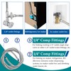 Refrigerator Water Line for Ice Maker Braided - 12' Pex