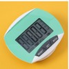 Smart Digital Green Clip-on Belt Pedometer for Walking Distance Calories