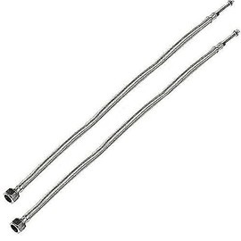 Flexible Hose Pipe Tap Tails for Monobloc Basin Or Kitchen Taps 400mm, 500mm, 900mm, x 10mm and 12mm (500mm x 10mm)