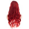 Dsimeig Long Wavy Red Wigs for Women Synthetic Halloween Cosplay