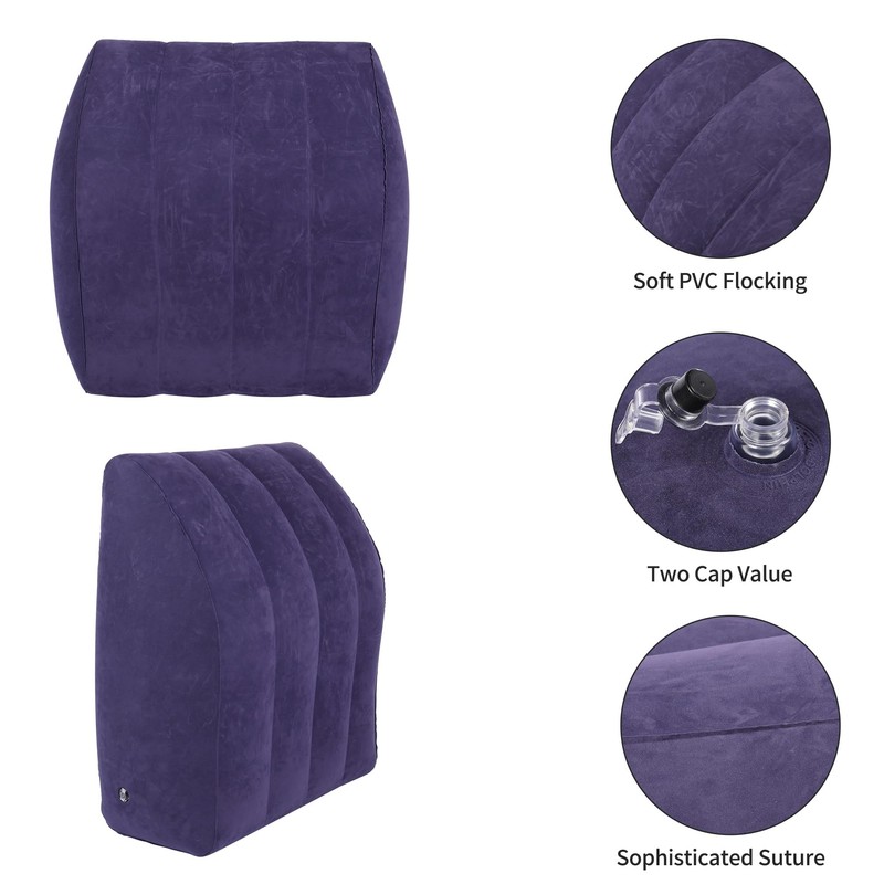 Leg Elevation Pillow, Inflatable Wedge Pillows for Sleeping, Knee Pillow