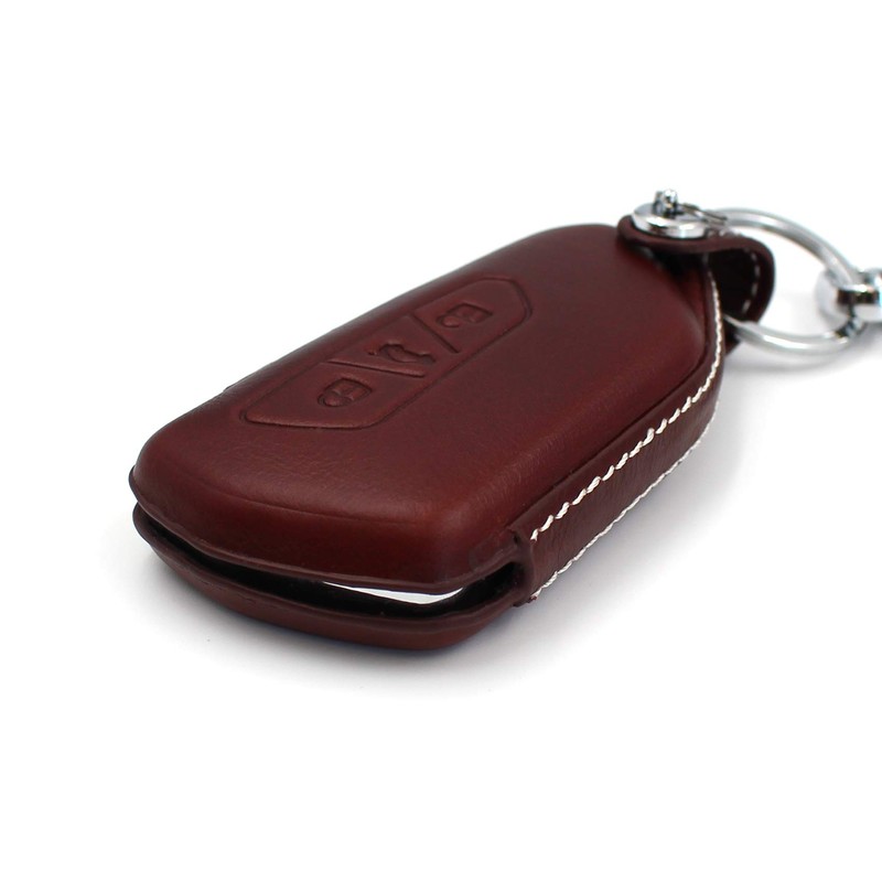 VF Key Case for 3-Button Car Key Leather Cover Key