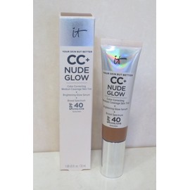 IT COSMETICS CC+ NUDE GLOW SKIN TINT SPF 40 - NEUTRAL RICH - 1.08 OZ